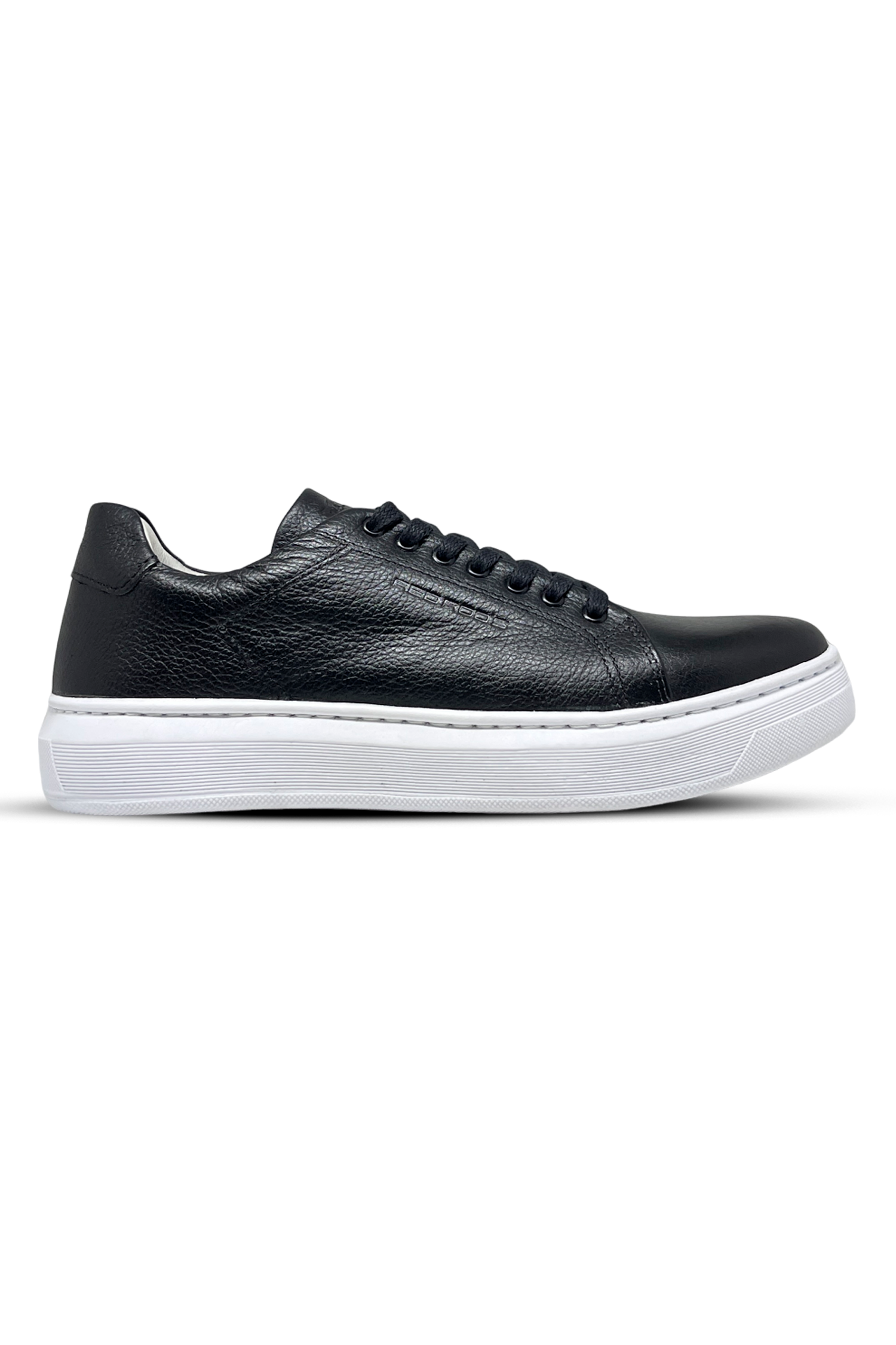Tênis de Couro Preto VT01 365