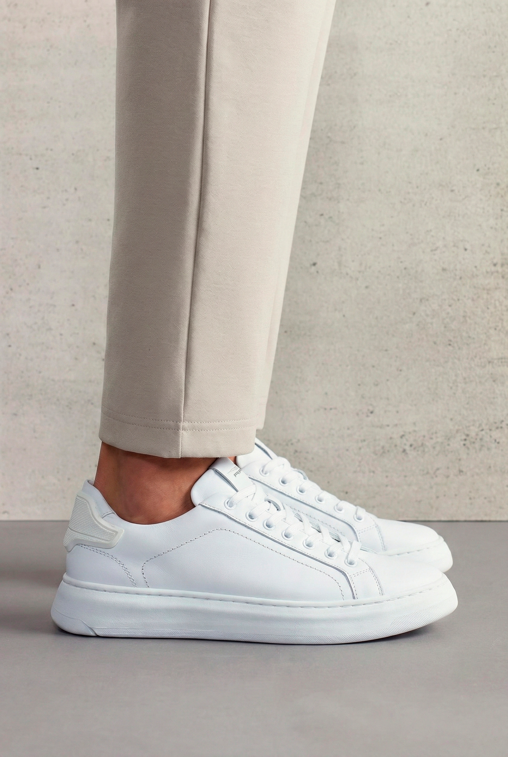 Tênis Couro Panamera All White