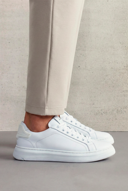 Tênis Couro Panamera All White