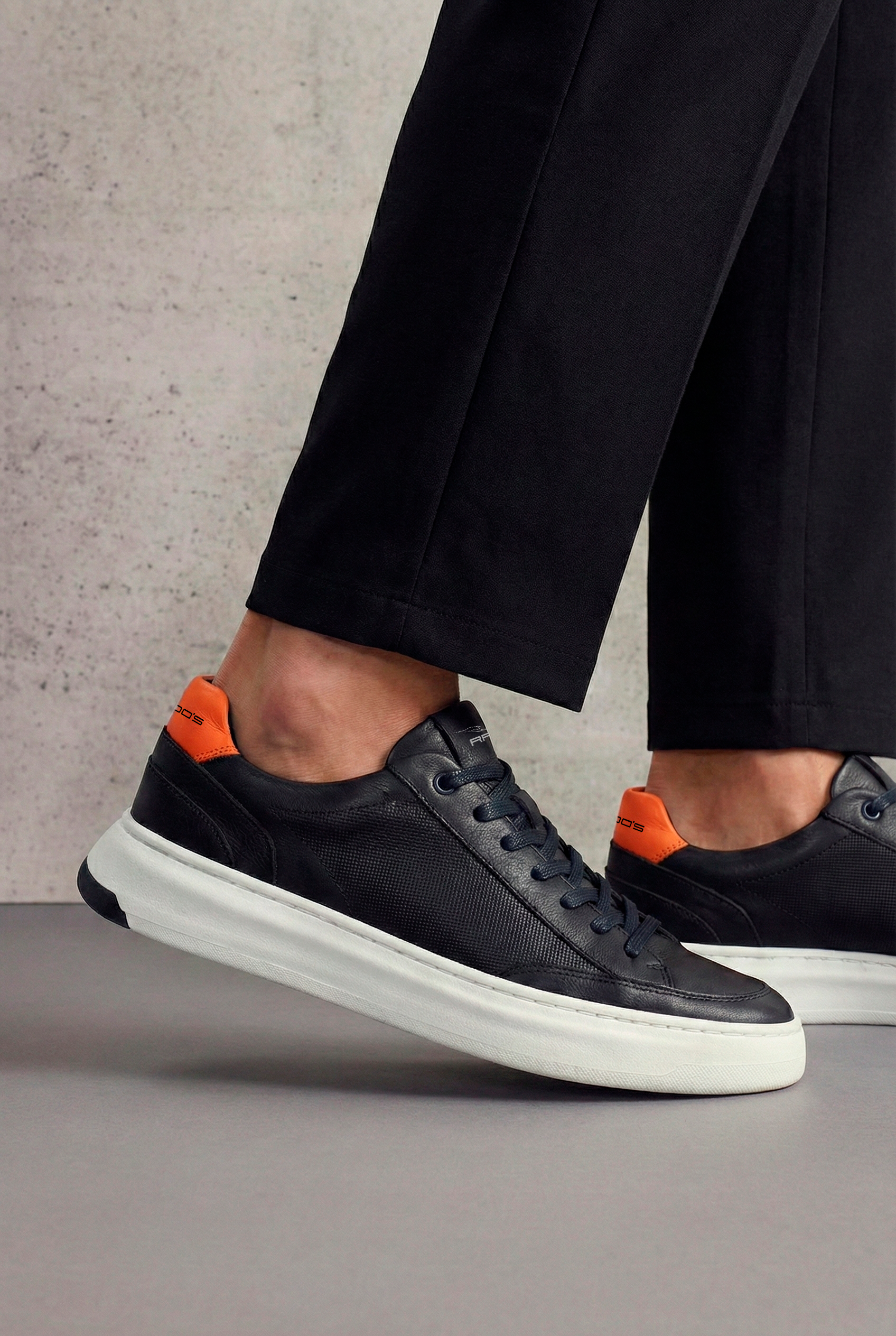 Tênis Couro RR´S Porscha Preto