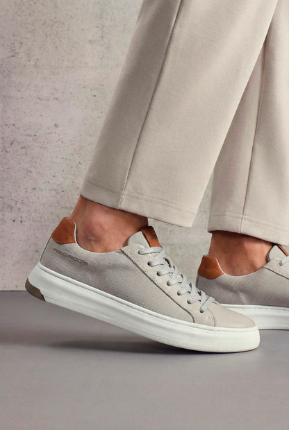 Tênis Couro RR´S Porscha Cinza